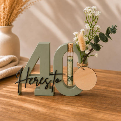 40th Birthday Money Gift Holder