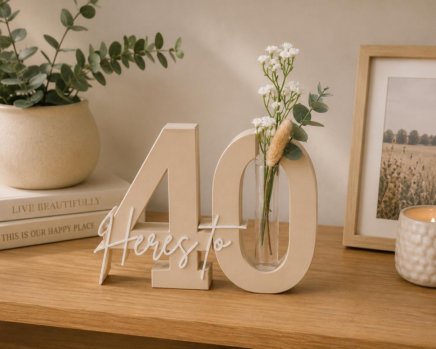 40th Birthday Money Gift Holder