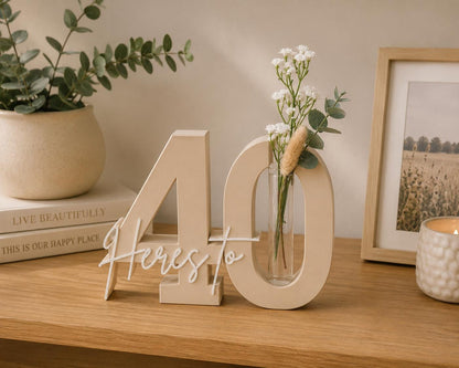 40th Birthday Money Gift Holder
