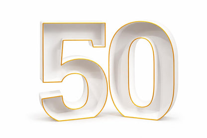 50th Anniversary Marquee Table Numbers