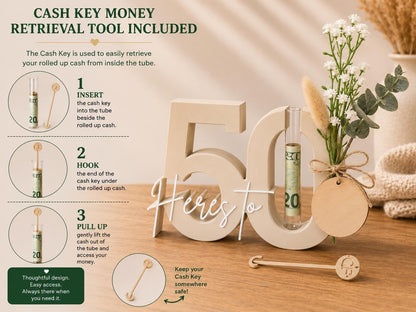 50th Birthday Money Gift Holder