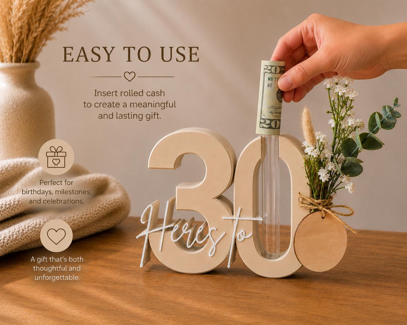 30th Birthday Money Gift Holder