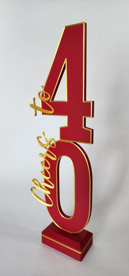 40th Anniversary Centerpiece