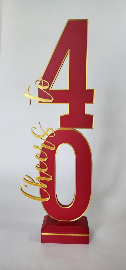 40th Anniversary Centerpiece