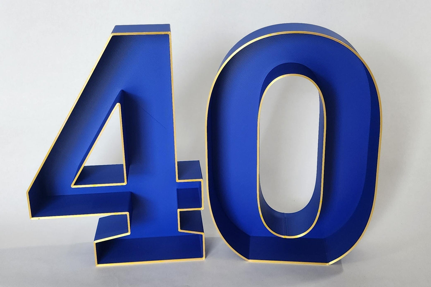 40th Birthday Marquee Table Numbers