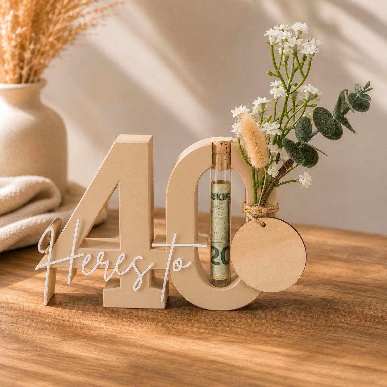 40th Birthday Money Gift Holder