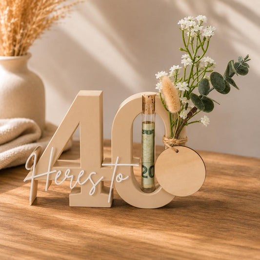 40th Birthday Money Gift Holder