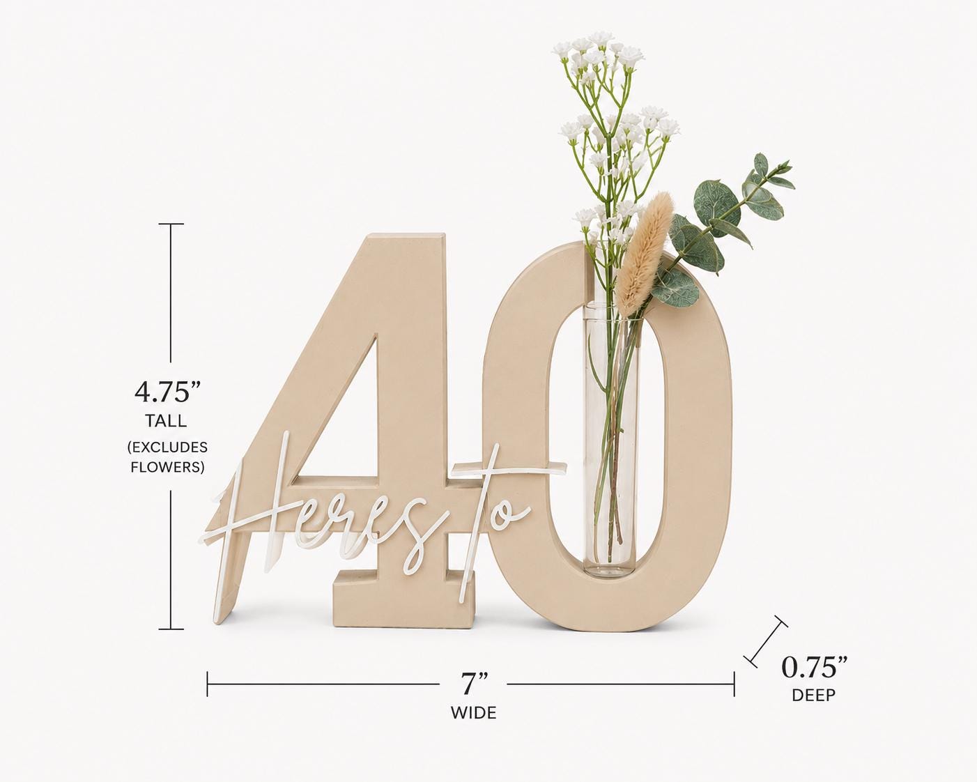 40th Birthday Money Gift Holder