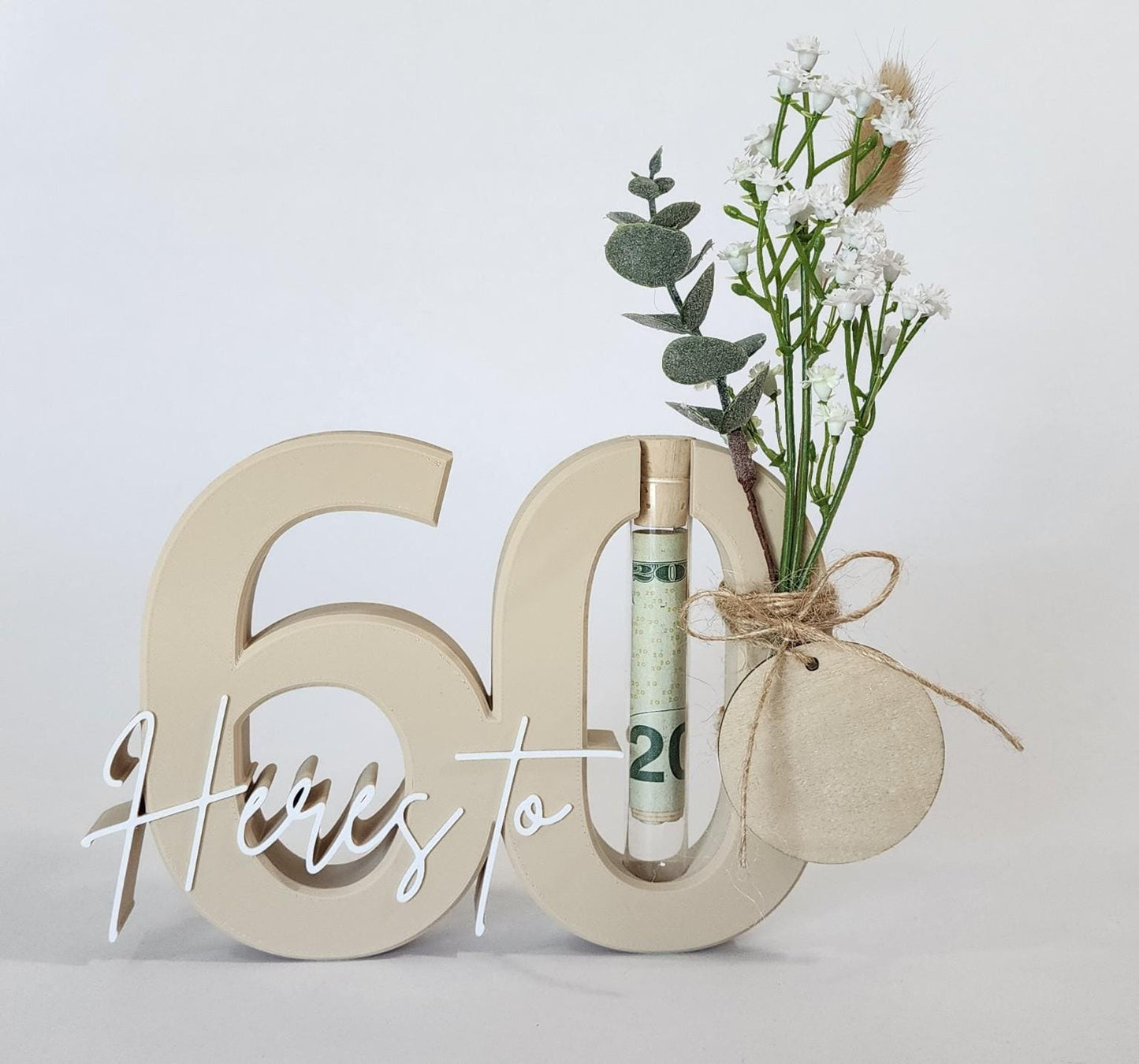 60th Birthday Money Holder Bouquet