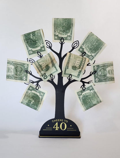 40th Birthday Money Tree Gift