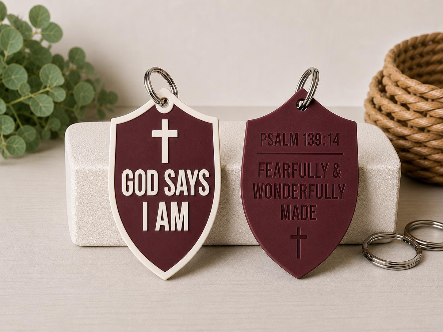 "God Says I Am" Backpack Blessing Tag - Bulk Church Packs