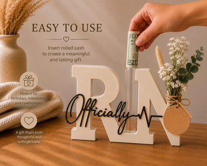 RN Graduation Money Holder Bouquet