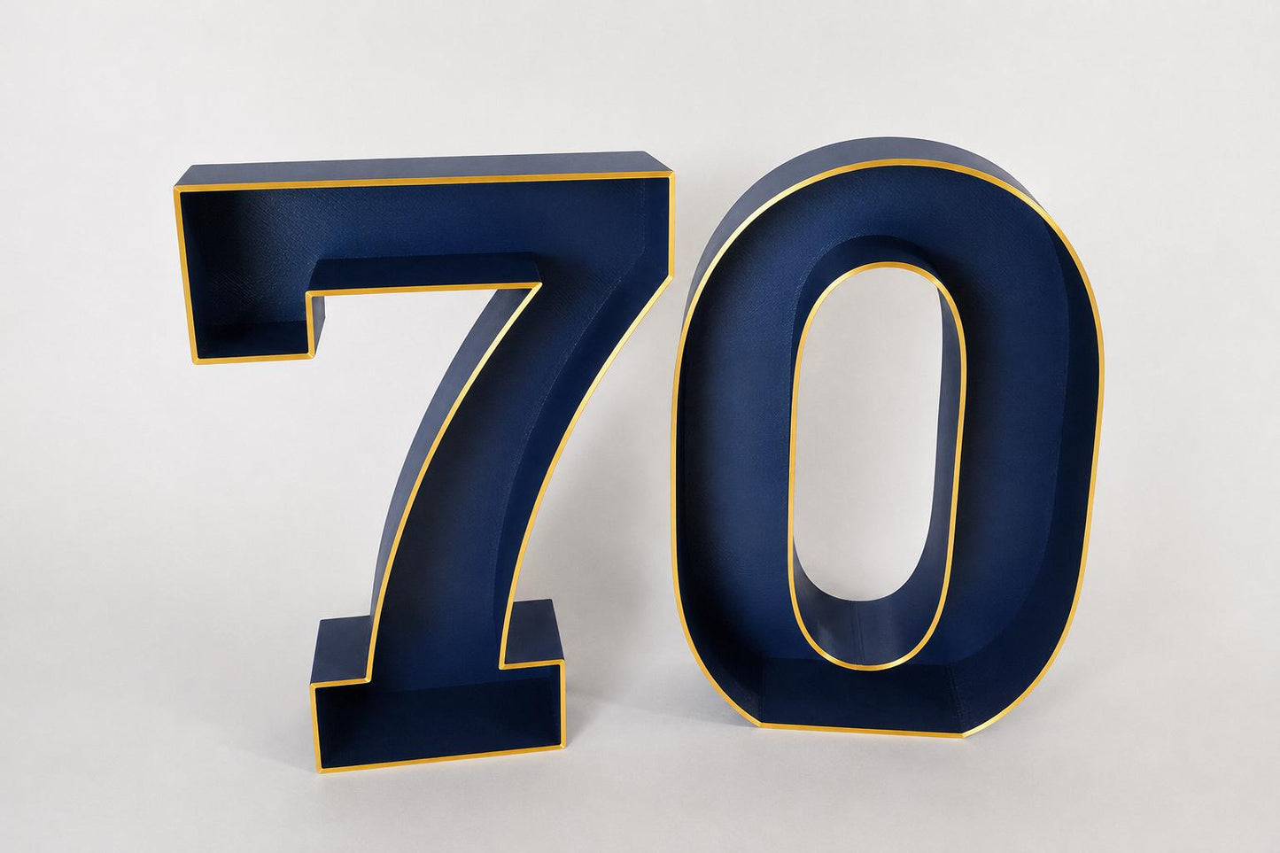70th Birthday Marquee Table Numbers