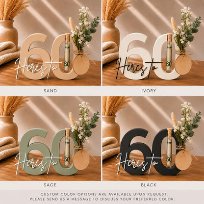 60th Birthday Money Holder Bouquet