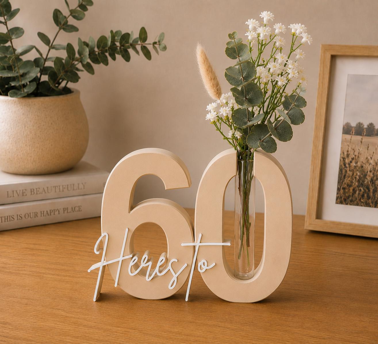 60th Birthday Money Holder Bouquet