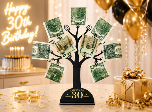 30th Birthday Money Tree Gift