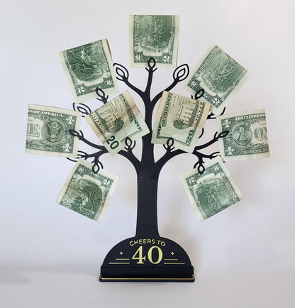 40th Birthday Money Tree Gift