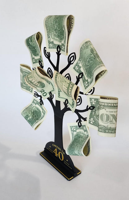 40th Birthday Money Tree Gift