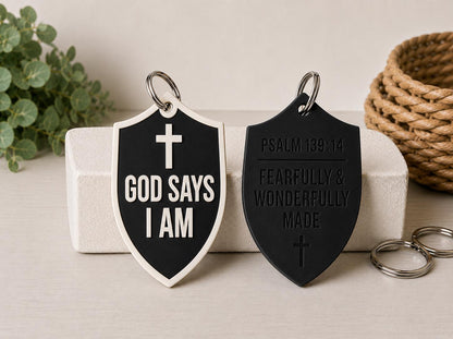 "God Says I Am" Backpack Blessing Tag - Bulk Church Packs