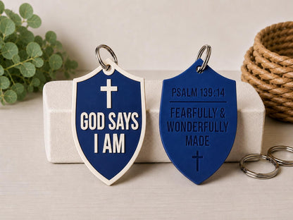 "God Says I Am" Backpack Blessing Tag - Bulk Church Packs