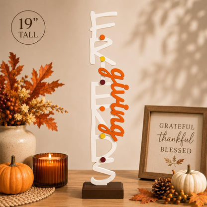Friendsgiving Centerpiece 19 Inch Thanksgiving Table Decor