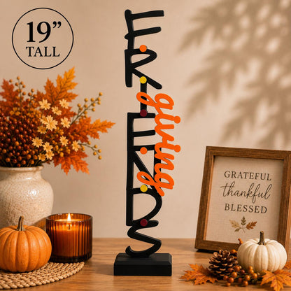Friendsgiving Centerpiece 19 Inch Thanksgiving Table Decor