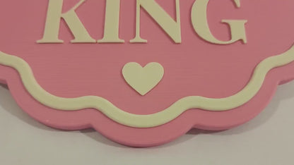 Daughter of the King Nursery Sign