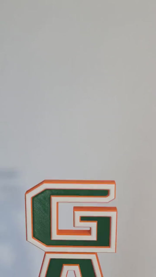19" GAMEDAY Football Centerpiece – Custom Team Colors