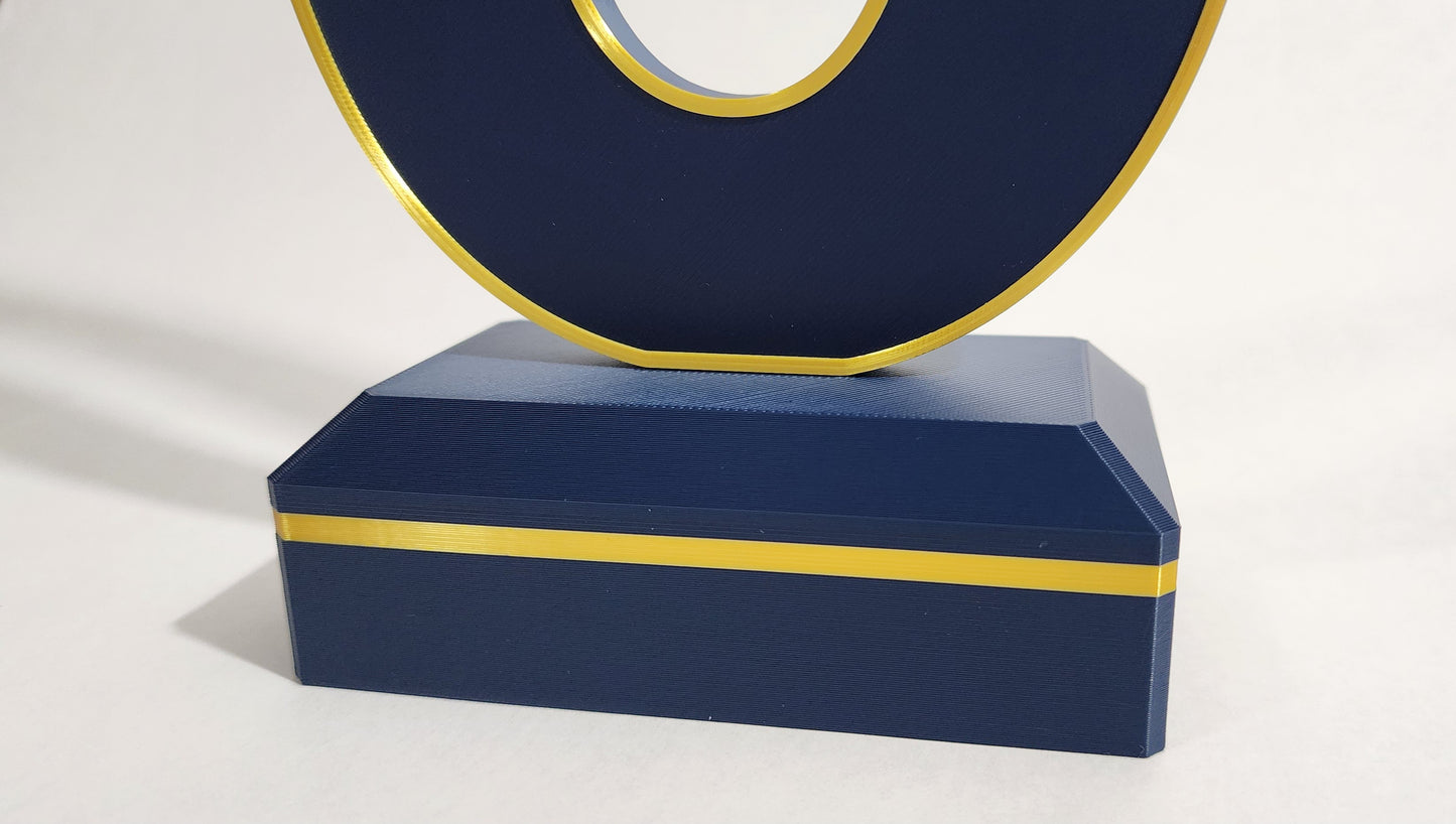 70th Platinum Wedding Anniversary Centerpiece