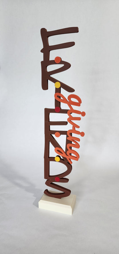 Friendsgiving Centerpiece 19 Inch Thanksgiving Table Decor