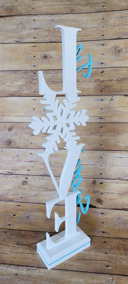 Snow In Love Winter Centerpiece